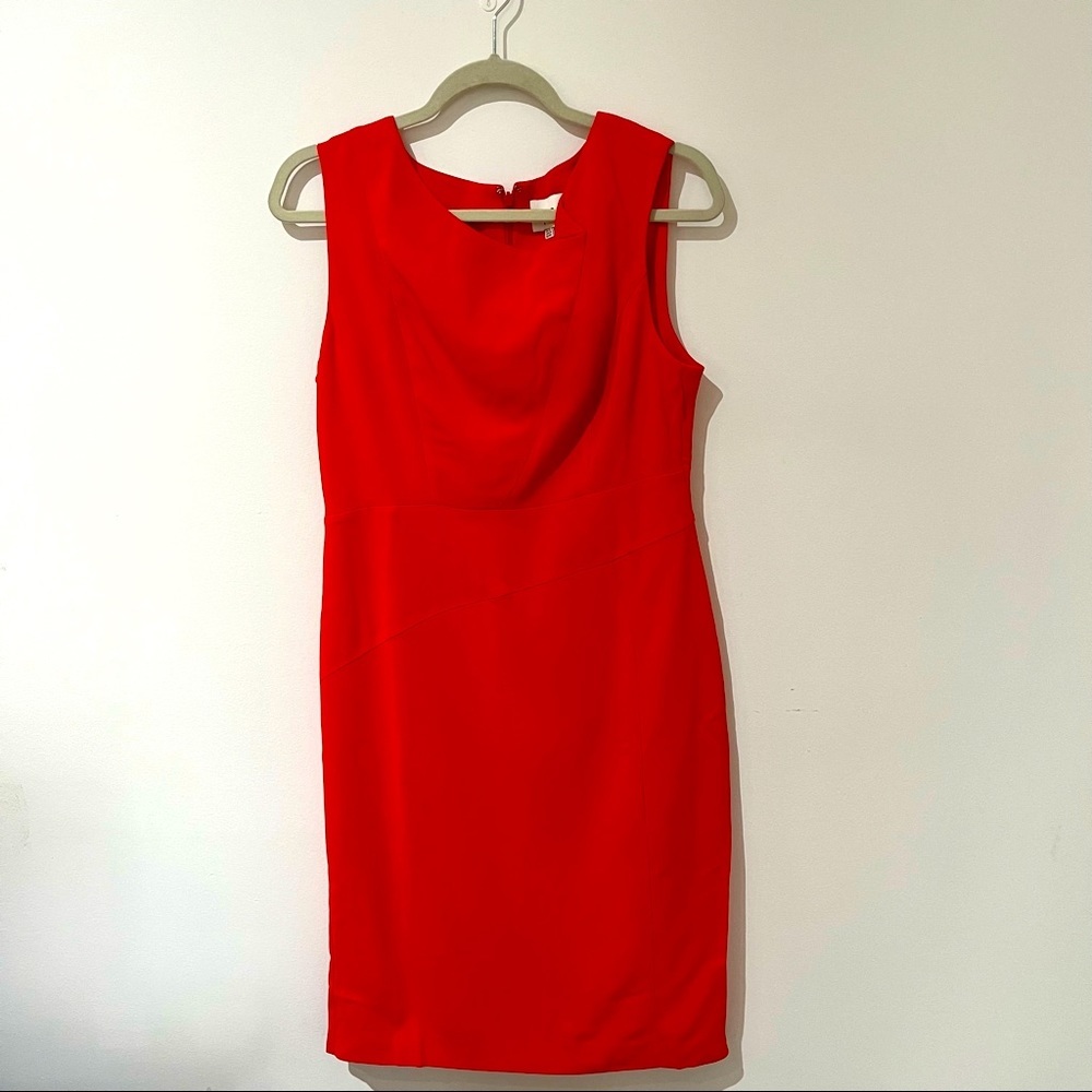 Reiss Orange Shift Dress